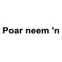 Stickers Poar Neem'n - Kleur en Lengte naar keuze