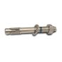 Doorpluganker voor betonvloeren 16/140 mm 