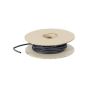 Krimpkous zwart met lijmlaag 3/1 mm. 5 meter