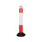 Verkeerspaal Rood/Wit Flexibel 800 mm met Voet