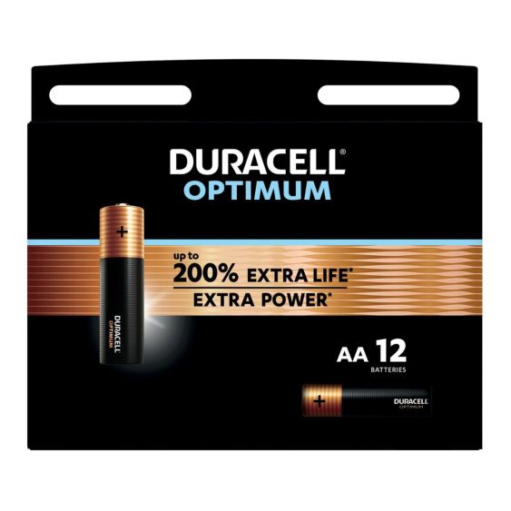 balans Uitgebreid amusement Duracell Batterijen Optimum AA - Blister van 12 stuks kopen?