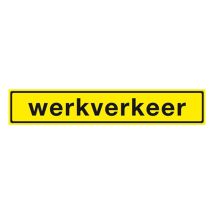 Sticker "Werkverkeer" 1500x300 mm
