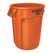 Container Rubbermaid Rond 121,1 liter Oranje Onverwoestbaar