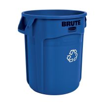 Container Rubbermaid 75,7 liter Blauw Recycle Onverwoestbaar