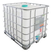 IBC Container A-keus Gereinigd 1.000 liter - Stalen Onderstel