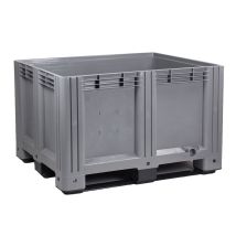 Kunststof Palletbox Grijs E-line 1200 x 1000 x 760 mm 610 liter 