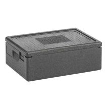 Isolatiebox Zwart 600 x 400 x 230 mm 30 liter met deksel