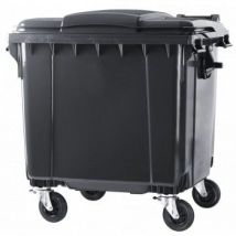Afvalcontainer 1100 liter grijs