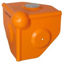 MagProtect oranje hoekbeschermer, schroefgat en magneet 65 kg.