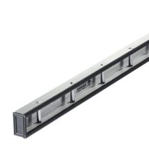 Staafjesrail compact 43 mm aluminium + PVC lengte 3M