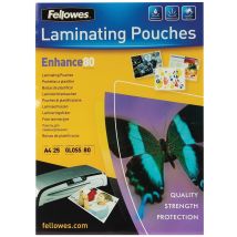 Fellowes Lamineerhoes Enhance A4 - 160 micron (2x80 micron) - 25 stuks
