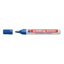 Edding 3000 Permanente marker, ronde punt 1,5-3 mm - Blauw