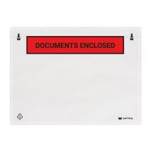 Paklijstenvelop Mattral A5 Documents Enclosed -  1.000 stuks