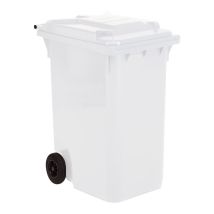 Afvalcontainer 360 liter Wit - Voor DIN-opname