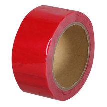 Security Tape Budget 50 mm x 50 meter rood