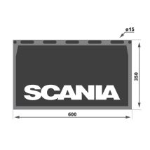 Spatlap 600 x 400 mm SCANIA