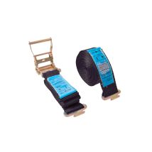 Spanband 50 mm. 1,2 ton 8M Zwart met E-track fitting (Spanband)