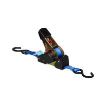 Zelfoprollende Spanband 25 mm 0,6 ton 3,5M met S-haken