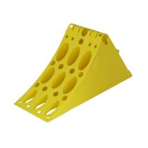 Wielkeg Kunststof Geel met handvat 160 mm Front