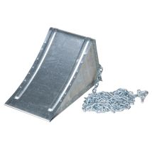 Wielkeg Verzinkt Staal met Ketting Zilver 435x200x240 mm