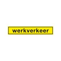Sticker "Werkverkeer" 400x100 mm Klasse II