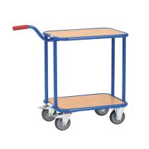 Rolplateau met Duwstang 250 kg H860 mm 2 Etages