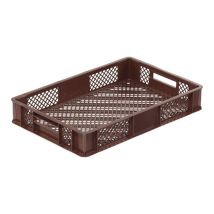 Broodkrat Geperforeerd 600x400x100 mm Bruin