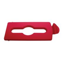 Rubbermaid Deksel Gemixt Afval Rood voor Recyclingstation