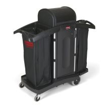 Rubbermaid Hotelwagen Zwart met Hoge Veiligheid