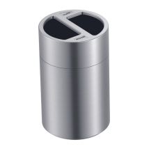 Afvalbak V-Part Afvalscheiding 2x60 liter aluminium