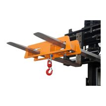 Hijsjuk voor Heftruck Bauer Oranje 2-Lepelopname 1500 kg