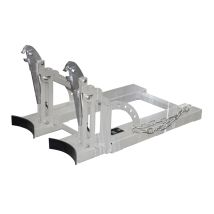 Vatenlifter voor Heftruck Bauer 60-Liter Vaten Verzinkt 200 kg