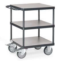 Tafelwagen 500 Kg 600x600 mm 3 Etages Grijs