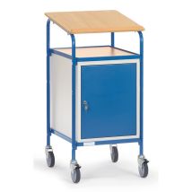 Lessenaar Etagewagen met Kast 100 Kg 600x500 mm