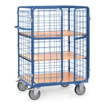 Etagewagen met Vleugeldeuren 600 Kg 1000x600mm 3 Etages