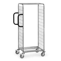 Pakketwagen 200 kg 650x510 mm H1625 mm 2 Wanden