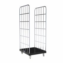 Rolcontainer 1650 Kunststof 2-zijdig zwart