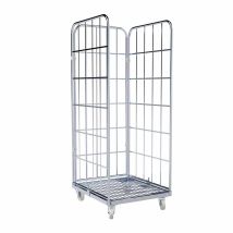 Rolcontainer 1650 metaal 3-zijdig