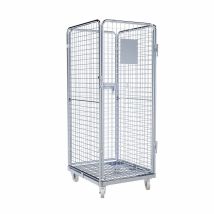 Rolcontainer ADB 1600 metaal 4-zijdig met Deur