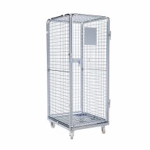 Rolcontainer ADB 1600 metaal 5-zijdig met Deur