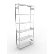 Legbordstelling META 230 kg Basissectie  300x130x40 cm - 4