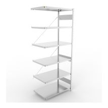 Legbordstelling META 230 kg Aanbouwsectie 250x100x60 cm - 4