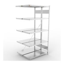 Legbordstelling Dubbel META 230 kg Aanbouwsectie 200x100x40 cm - 4