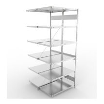 Legbordstelling Dubbel META 230 kg Aanbouwsectie 250x100x60 cm - 4