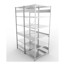 Legbordstelling Dubbel META 230 kg Basissectie 250x100x80 cm - 3