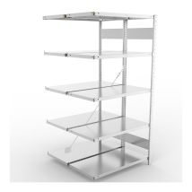 Legbordstelling Dubbel META 150 kg Aanbouwsectie 200x100x50 cm - 4