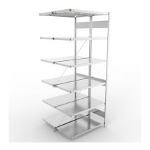 Legbordstelling Dubbel META 150 kg Aanbouwsectie 250x100x50 cm - 4