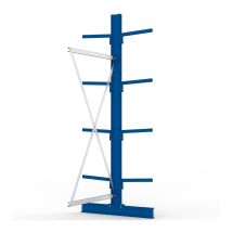 Draagarmstelling Dubbel META Licht Aanbouw 250x100x40 cm