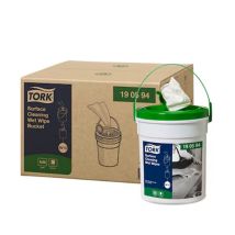 Tork Surface Cleaning Vochtige Doek in Emmer Wit W15 - 4 stuks