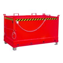 Bodemklepcontainer Bauer Rood 1500 Liter